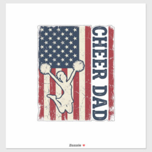 Pegatina Camiseta Vector Patriótica de la Bandera Americana