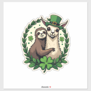 Pegatina Camiseta Vintage Lucky del Día de San Patricio de 