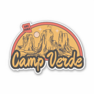 Pegatina Camp Verde, Arizona 