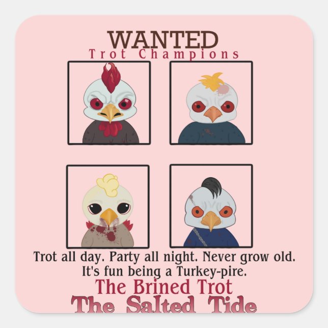 pegatina Campeón de Trotes Ganado 2024 (Anverso)