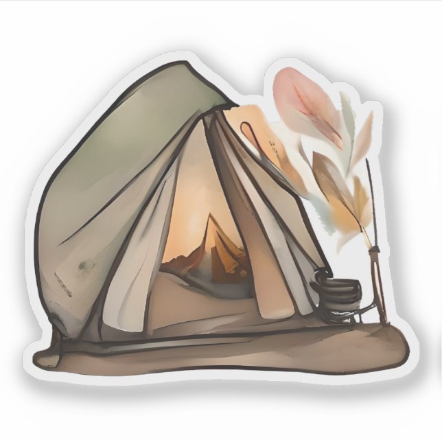 Pegatina Campfire Glow (Anverso)