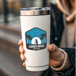 Pegatina Camping de estrellas en las noches de verano | Peg