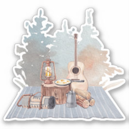 Pegatina Camping Life Outdoor Adventure