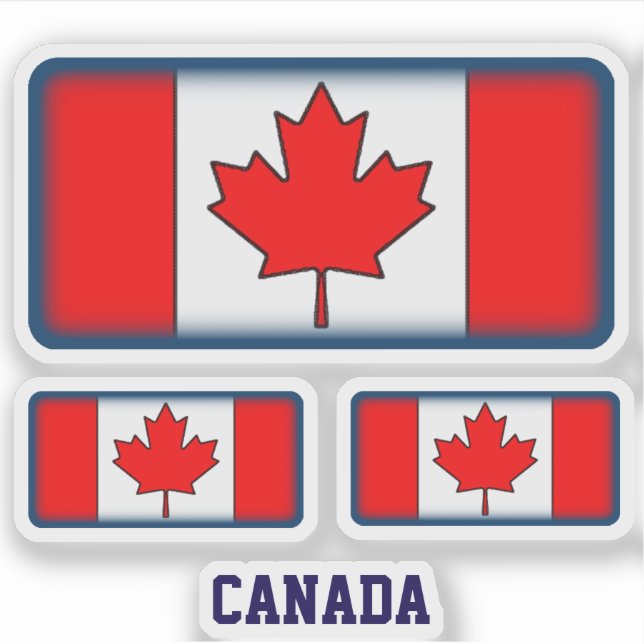 PEGATINA CANADA BLUE (Anverso)