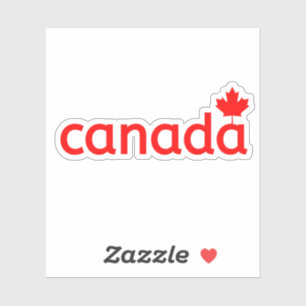 Pegatina Canadá, día de Canadá, canadienses, canadiense