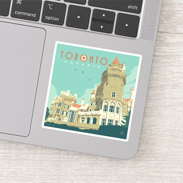Pegatina Canada | Toronto, Casa Loma (Detalle)