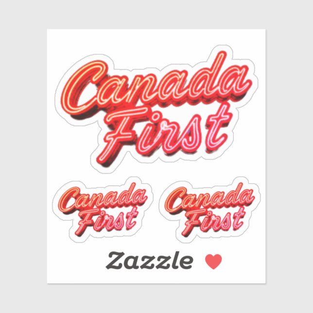 PEGATINA CANADAFIRST STICKERS (Hoja)