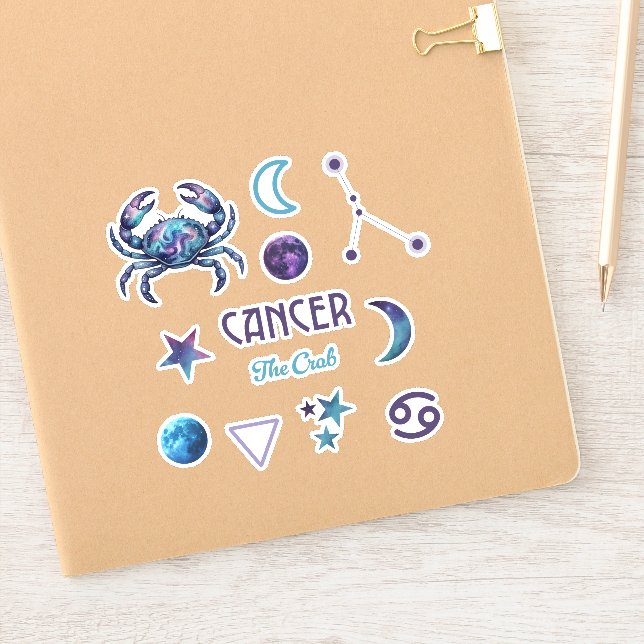 Pegatina Cancer Zodiac Sticker Collection (Cuaderno)