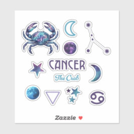 Pegatina Cancer Zodiac Sticker Collection
