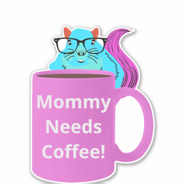 Pegatina Canción de ardilla traviesa #528 (Anverso)