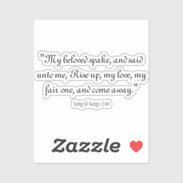 Pegatina Canción de canciones 2:10