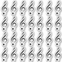 Canción de cantante Treble Clef Music Note