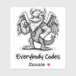 Pegatina Canción de patos y Personalizado-Pegatina de vinil