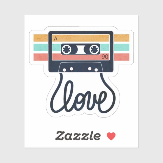 Pegatina Canciones de amor antiguas (Hoja)