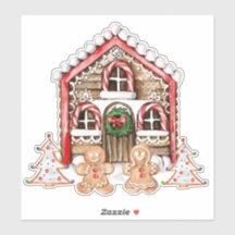 Candy Cane house, jengibre, chica cuadrado
