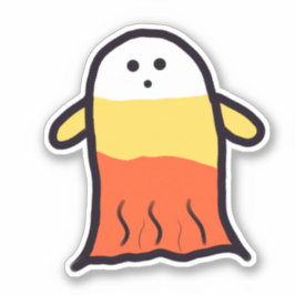 Pegatina Candy Corn Ghost