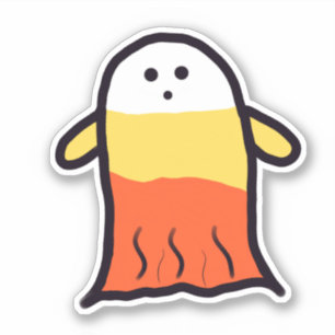 Pegatina Candy Corn Ghost