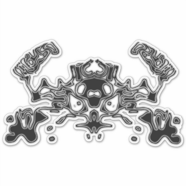 Pegatina Cangrejo malo 6 (Anverso)