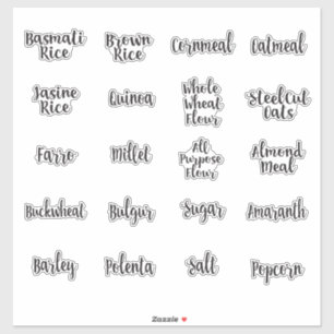 Pegatina Cañón de almacenamiento de granos enteros