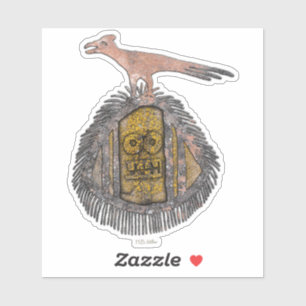 Pegatina Cañones hablantes de Sasquatch, Nuevo México