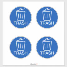 Cans de basura en interiores y exteriores