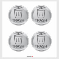 Cans de basura en interiores y exteriores