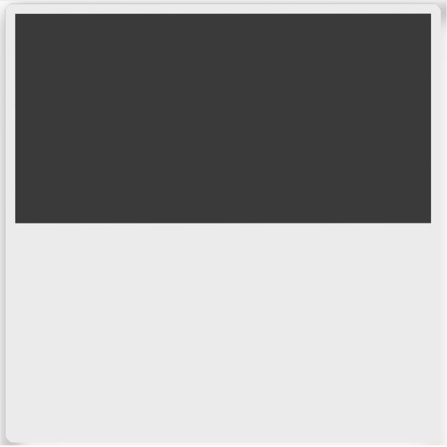 Pegatina Cantón de la bandera de Friburgo, Suiza (Anverso)