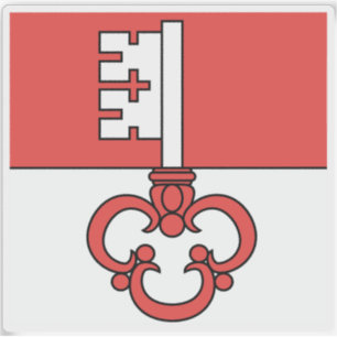 Pegatina Cantón de la bandera de Obwalden, Suiza
