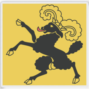 Pegatina Cantón de la bandera de Schaffhausen, Suiza