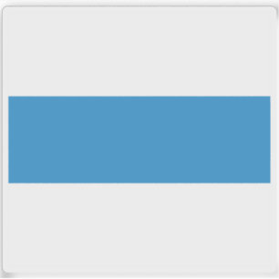 Pegatina Cantón de la bandera de Zug, Suiza