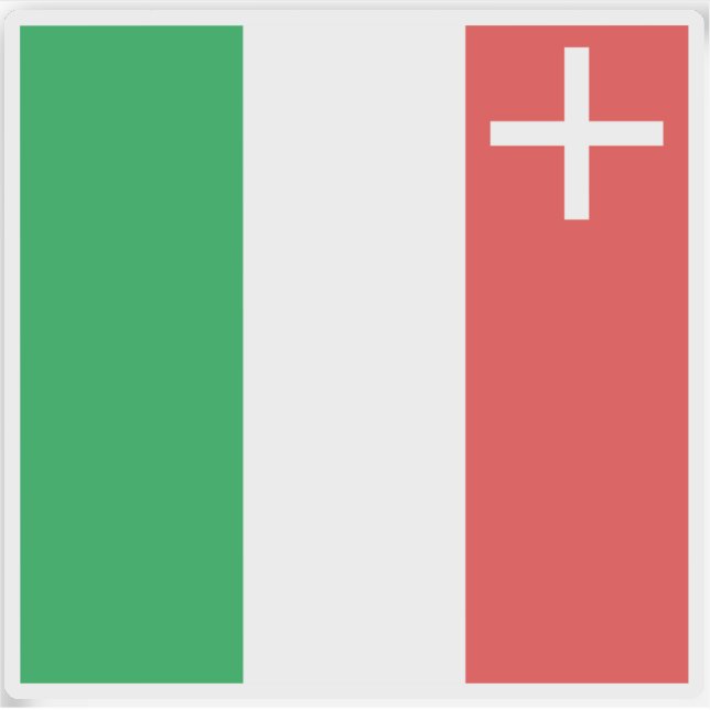 Pegatina Cantón de Neuchâtel (Neuchatel), Suiza (Anverso)