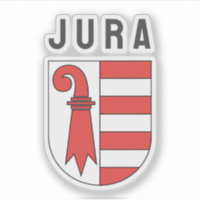 Cantón del escudo de armas de Jura, SUIZA