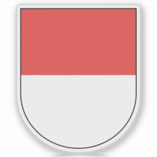 Pegatina Cantón del escudo de armas de Solothurn, Suiza