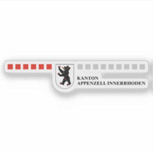 Pegatina Cantón del logotipo de Appenzell Innerrhoden, Suiz