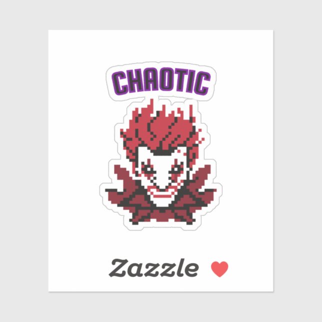 Pegatina Caótico (Hoja)