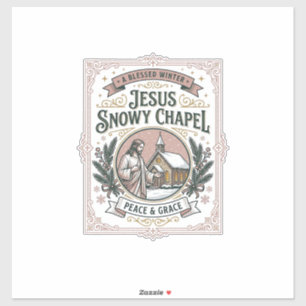 Pegatina Capilla Jesús Nevada Capilla Jesús Nevada Fe Crist