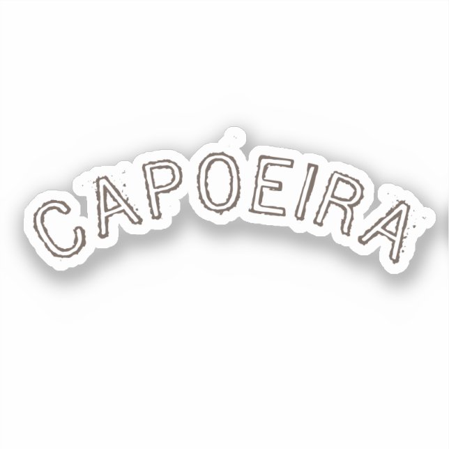 Pegatina Capoeira (Anverso)