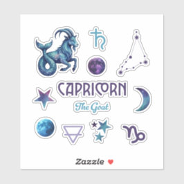 Pegatina Capricorn Zodiac Sticker Collection