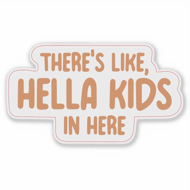 Pegatina Car Decal Bumper Sticker (Anverso)