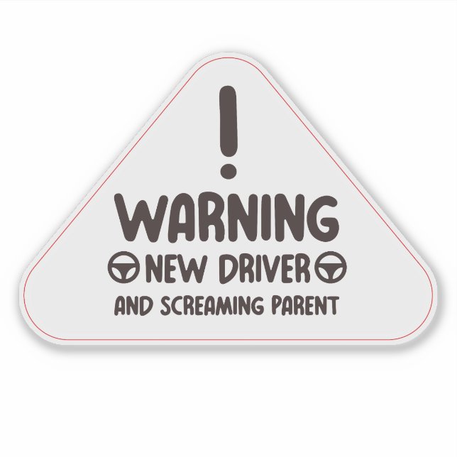 Pegatina Car Decal Bumper Sticker (Anverso)