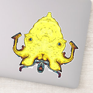 Pegatina Cara de Dios del Monstruo