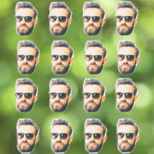 Pegatina Cara del Novio Divertida Cara de Despedida de Solt