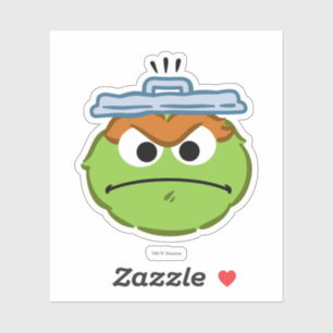 Pegatina Cara enojada de Óscar