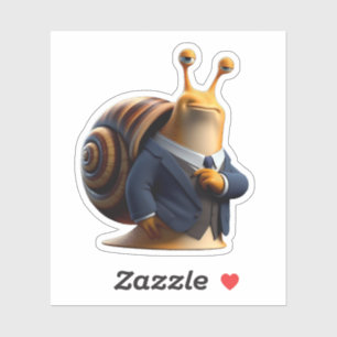 Pegatina caracol.caracol jefe