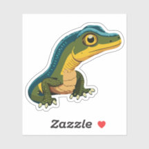 Caracter de Personalizado Cute Baby Lizard