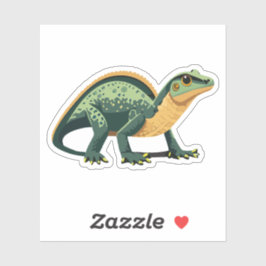 Pegatina Caracter de Personalizado Cute Baby Lizard