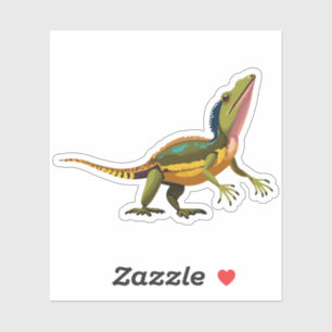Pegatina Caracter de Personalizado Cute Baby Lizard