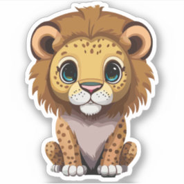 Pegatina Caracter de Personalizado de leones