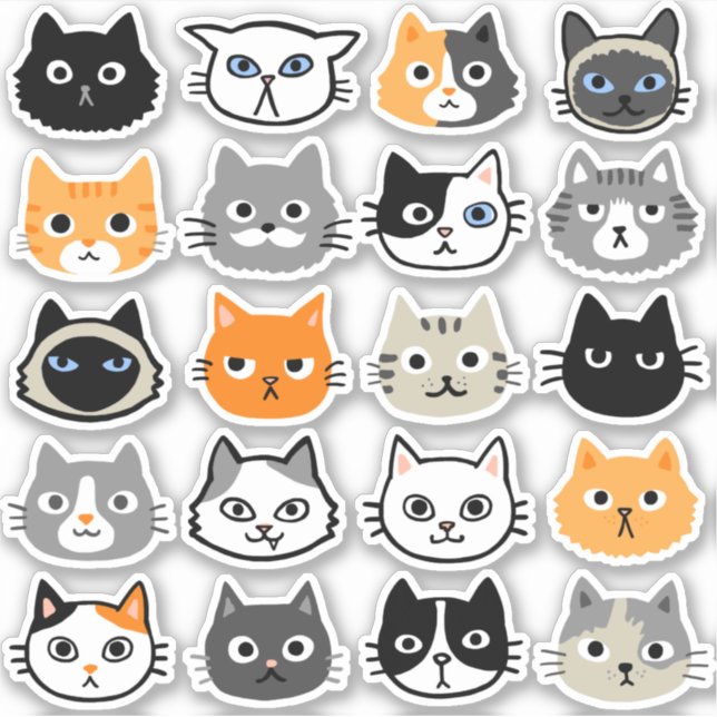 Sticker Para Carro Familia Con Gato