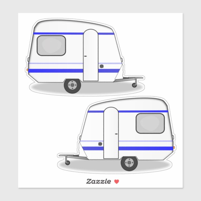 Pegatina Caravana gitana Thunder_Cove (Hoja)